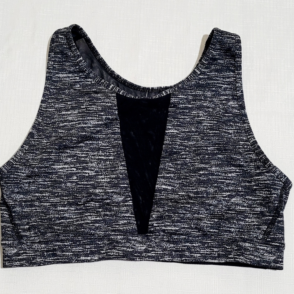 VSX Victoria's Secret Womens Medium Gray Athletic Workout Sports Bra
